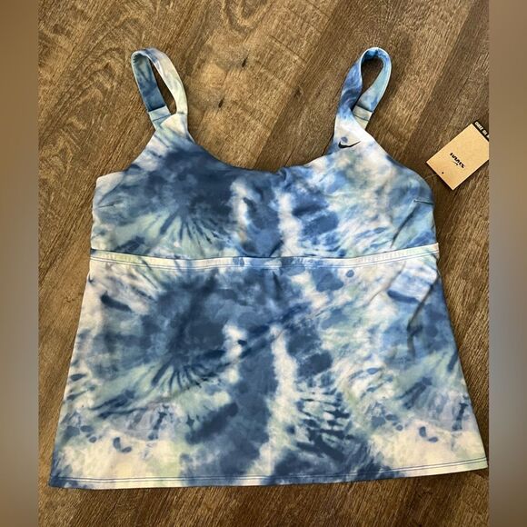 Nike Scoop Neck Tankini Top and Full Coverage Bikini Bottom Set- Size XXL - Picture 3 of 9